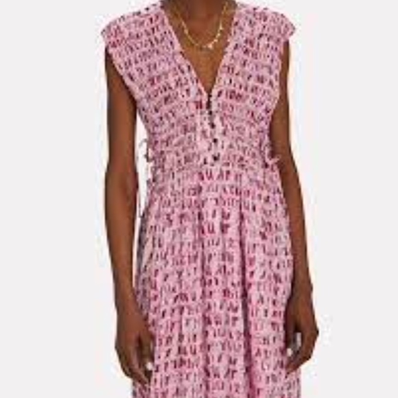 ETOILE ISABEL MARANT Segun Printed Sleeveless Mini - Picture 3 of 4